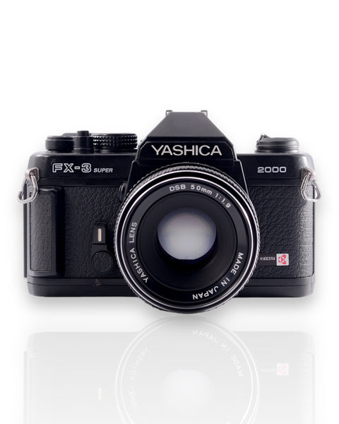 Yashica FX-3 Super 2000 35mm SLR film camera with 50mm f1.9