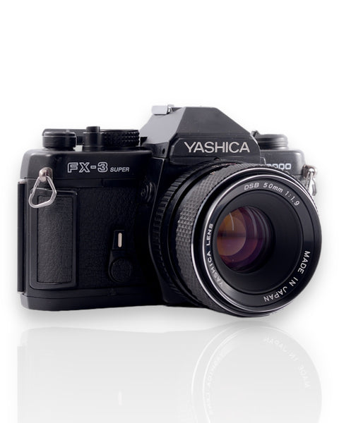 Yashica FX-3 Super 2000 35mm SLR film camera with 50mm f1.9