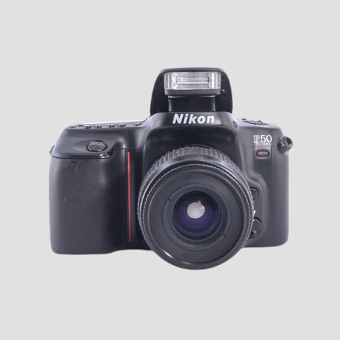 Nikon F50 35mm SLR film camera with 35-80mm lens