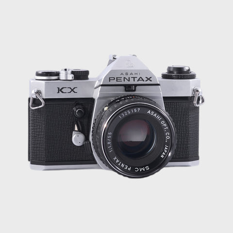 Pentax KX 35mm SLR film camera with 55mm f1.8 lens