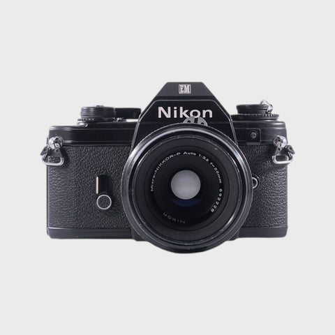 Nikon EM 35mm SLR Film Camera with 55mm f3.5 Lens