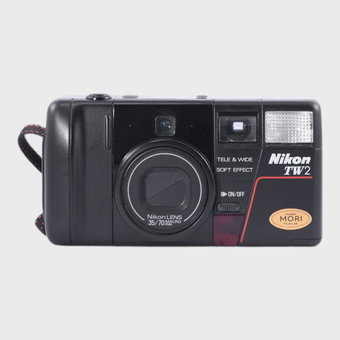 Nikon TW2 35mm Point & Shoot film camera with dual 35/70mm lens