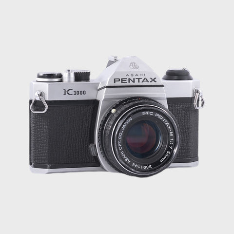 Pentax K1000 35mm SLR film camera with 50mm f1.7 lens