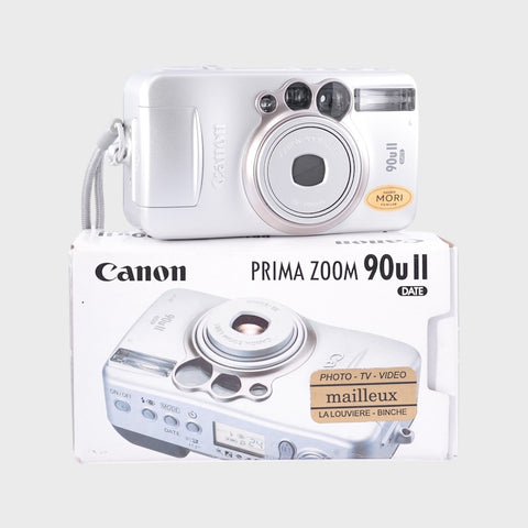 Canon Prima Zoom 90u II Date 35mm Point & Shoot Film Camera with 38-90mm Lens