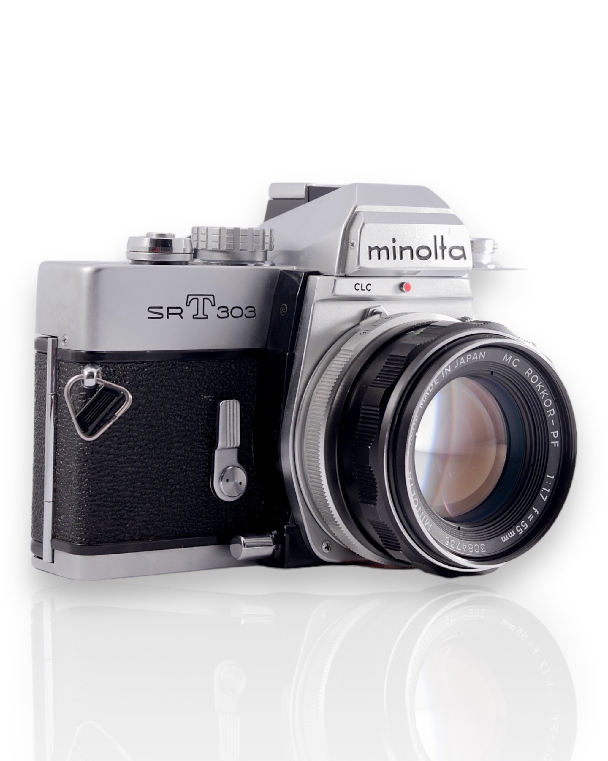 フィルムカメラ minolta SRT101 MC Rokkor-PF 1:1.7 55mm ミノルタSRT101 シルバー/MC ROKKOR-PF 55mm F1.7 Minolta