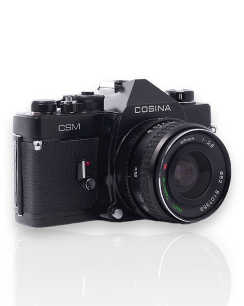 Cosina CSM 35mm SLR film camera with 35mm f2.8 lens