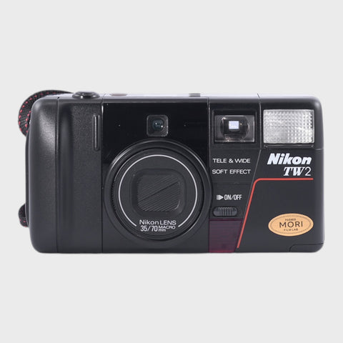 Nikon TW2 35mm Point & Shoot film camera with dual 35/70mm lens