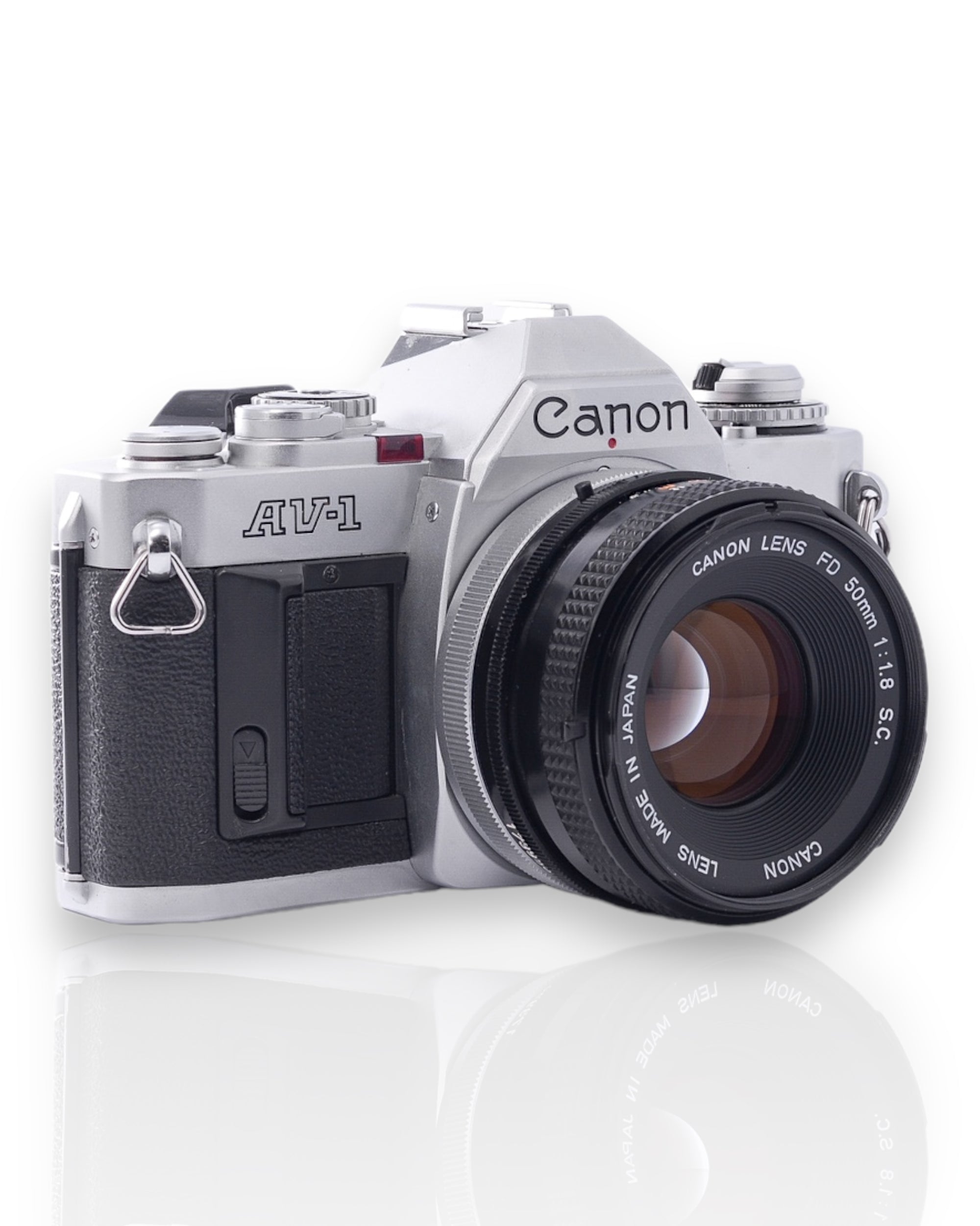 Canon AV-1 35mm SLR Film Camera with 50mm f1.8 Lens
