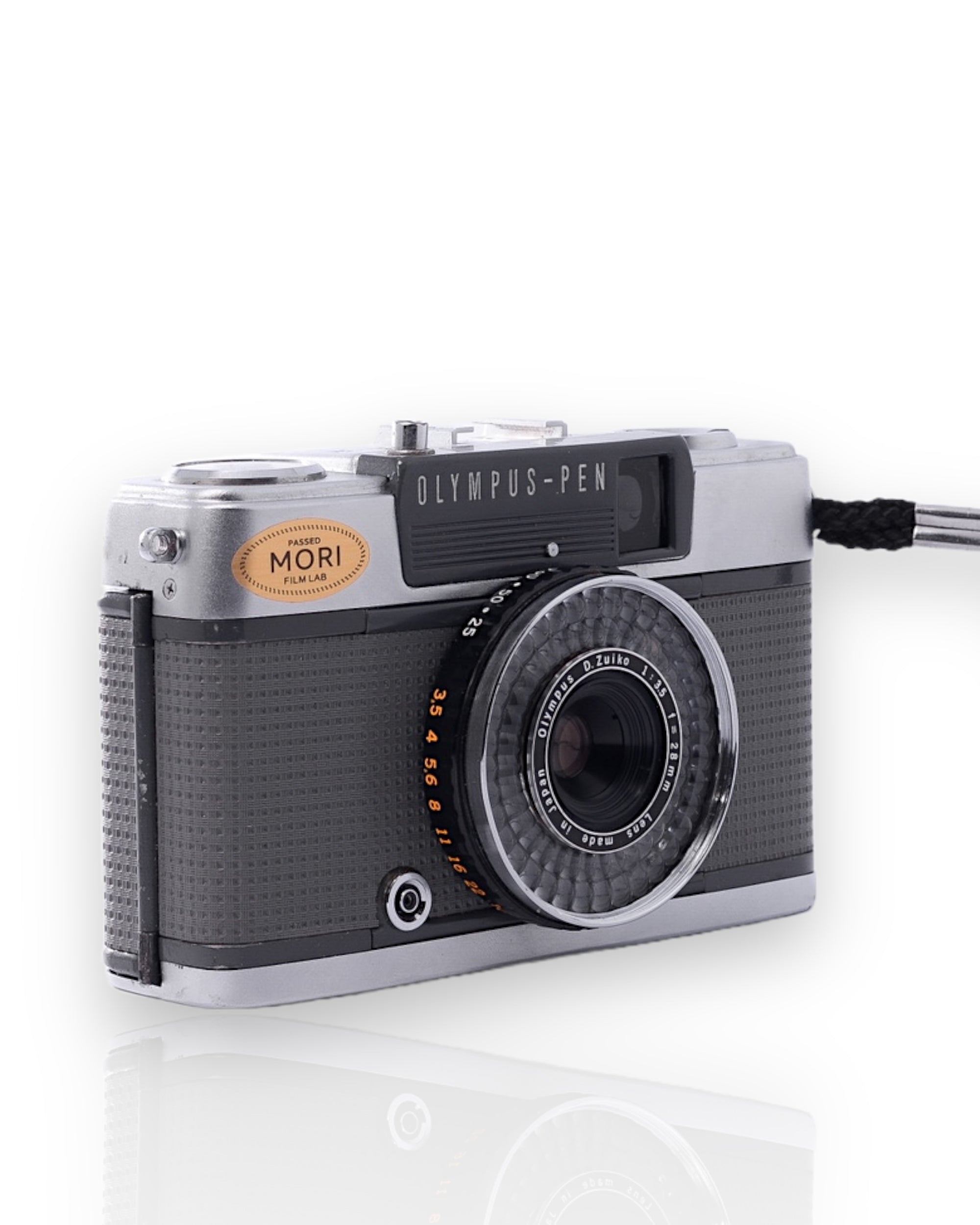 Olympus Pen EE-2 35mm half-frame film camera with 28mm f3.5 lens