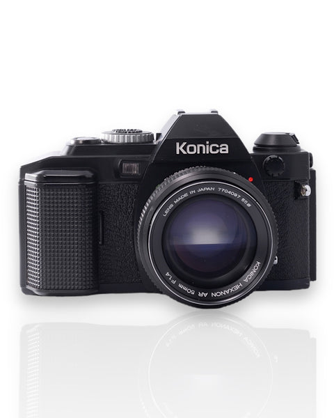 Konica FS-1 35mm SLR Film Camera with 50mm f1.4 lens