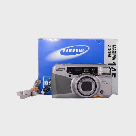 Samsung Maxima Zoom 145 35mm Point & Shoot Film Camera with 38-145mm Zoom Lens