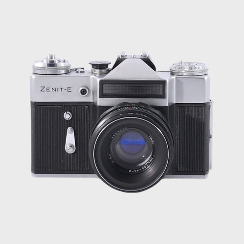 Zenit-E 35mm SLR film camera with 58mm f2 lens