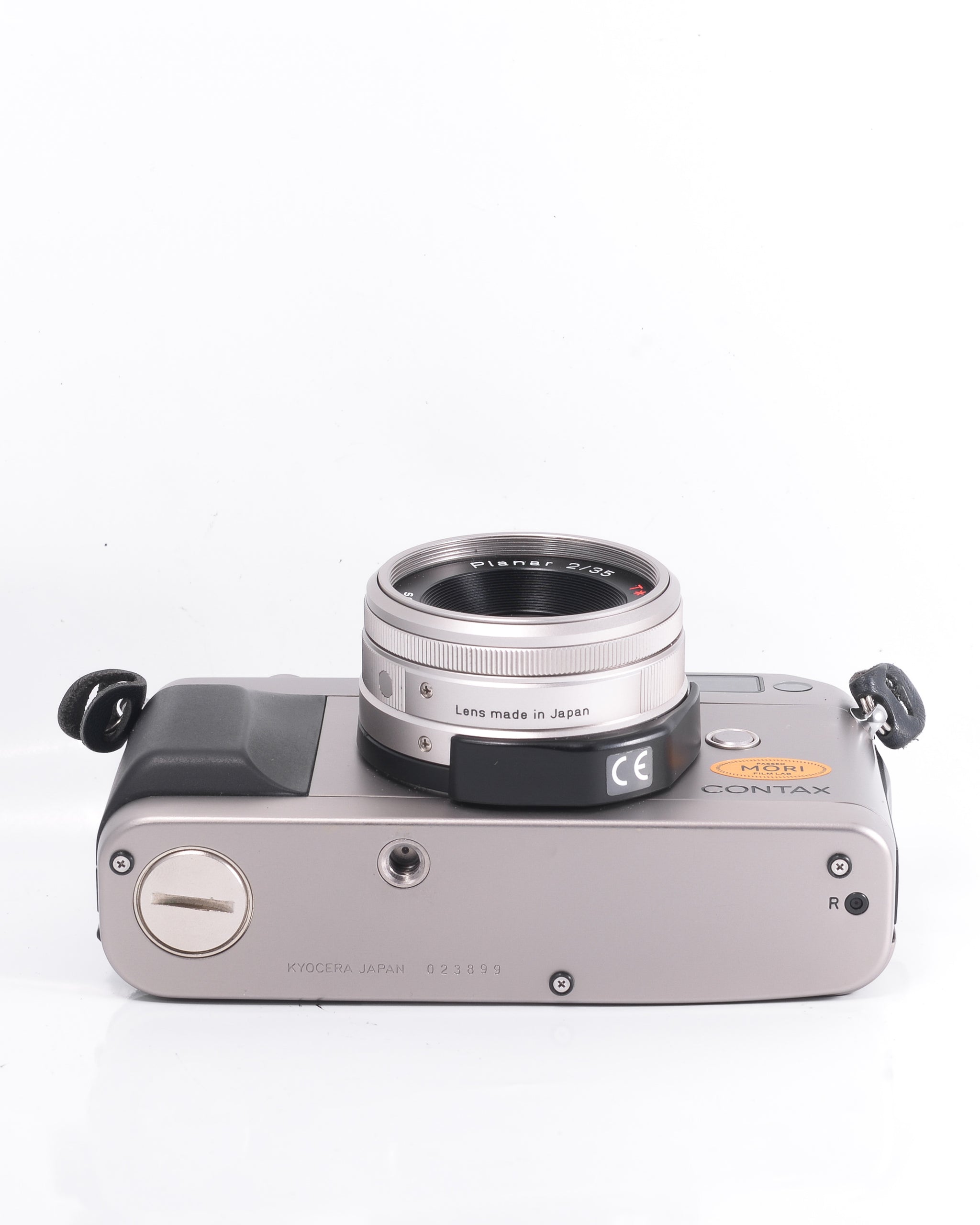 Contax G1 35mm rangefinder film camera with 35mm f2 Zeiss Planar 