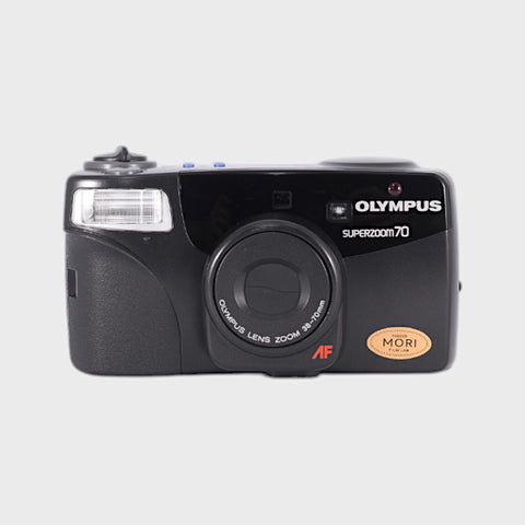 Olympus Superzoom 70 35mm Point and Shoot film camera with 38-70mm zoom lens