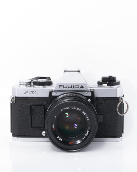 Fujica AX-1 35mm SLR film camera with 50mm f1.9 lens