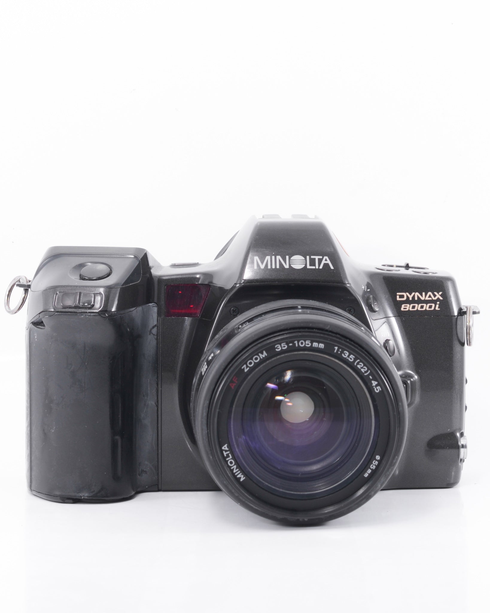 Minolta Dynax 8000i 35mm SLR film camera with 35-105mm zoom lens