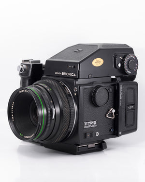 Bronica ETRS Medium Format KIT film camera with 75mm f2.8 lens