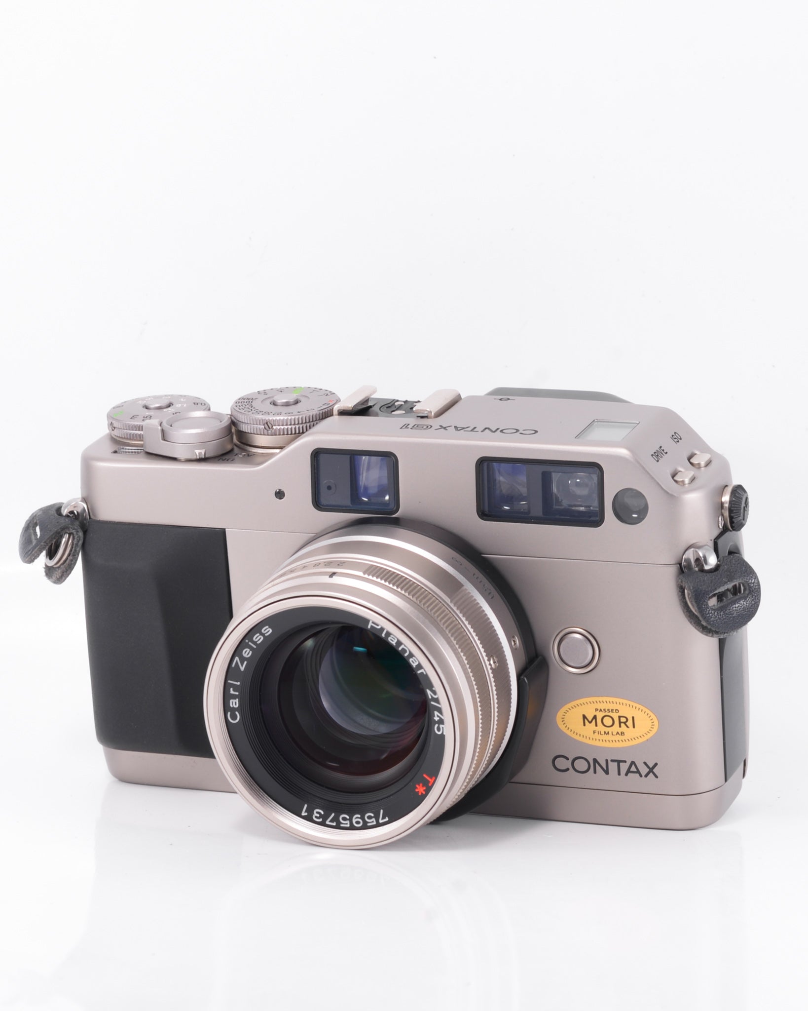 Contax G1 35mm rangefinder film camera with 45mm f2 Zeiss Planar