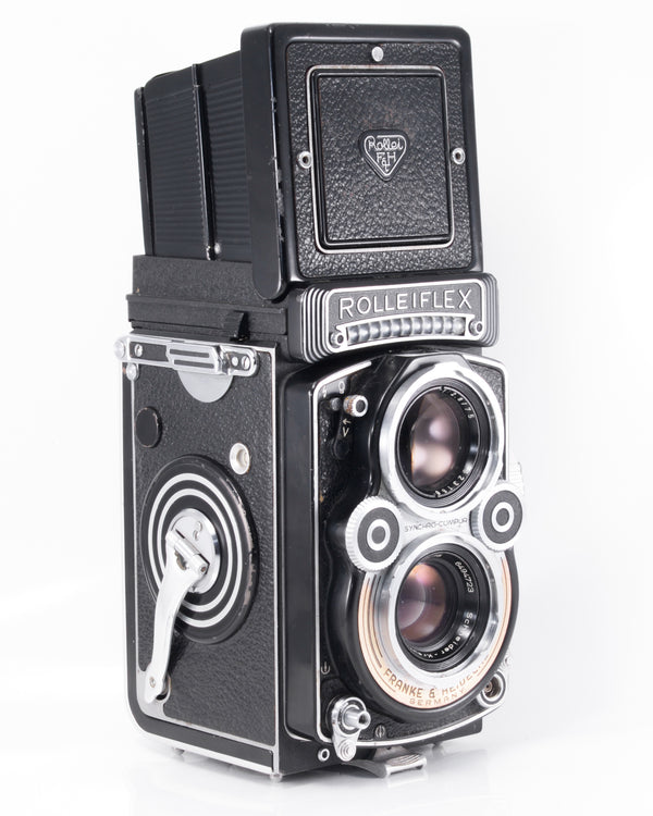 Rolleiflex 3.5F Xenotar Medium Format TLR film camera with 75mm 