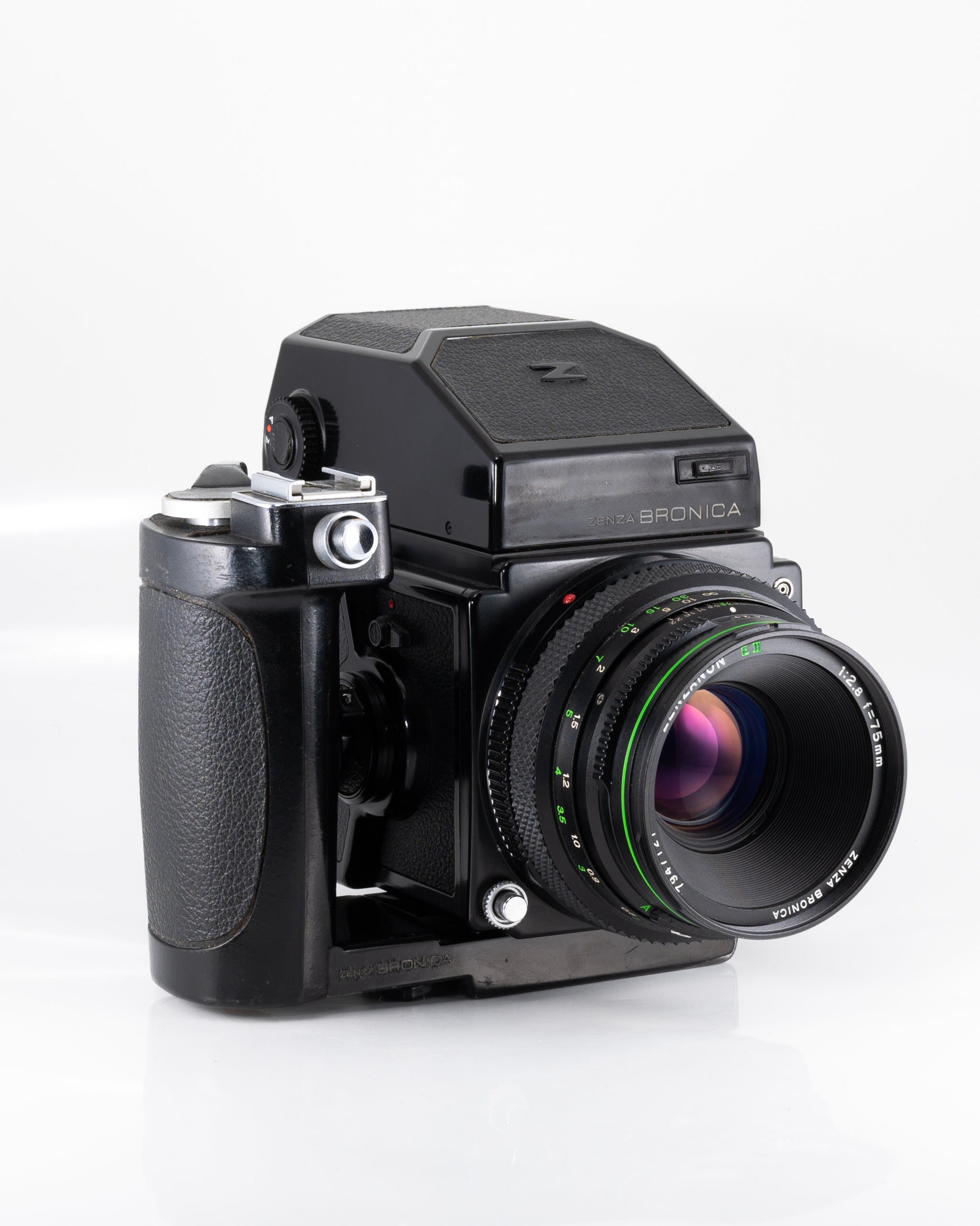 Bronica ETRS Medium Format film camera with 75mm f2.8 lens - Mori